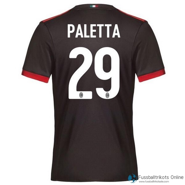 AC Milan Trikot Ausweich Paletta 2017-18 Fussballtrikots Günstig